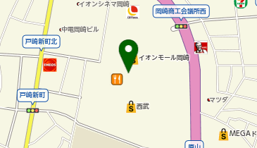 BAYFLOW(ベイフロー) イオンモール岡崎店の地図画像