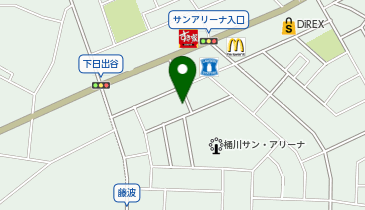 スタジオアリス ベニバナウォーク桶川店の地図画像