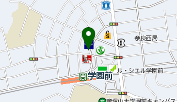 ダイコクドラッグ 近鉄学園前駅前店の地図画像