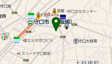 守口整骨院の地図画像