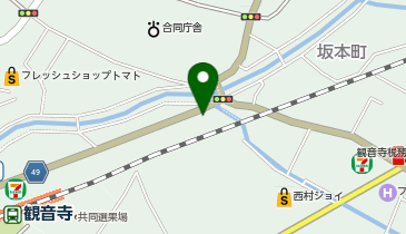 からあげやカリッジュ 観音寺店の地図画像