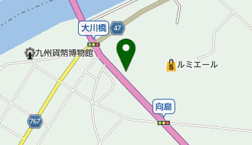 美容ピュア 大川店の地図画像