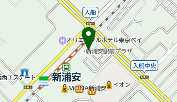 浦安市国際センターの地図画像