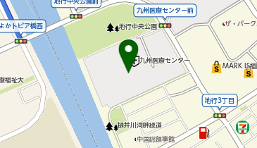 西日本シティ銀行 国立病院九州医療センターの地図画像