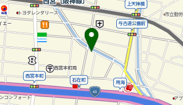 串焼きホルモン ドラムKANの地図画像