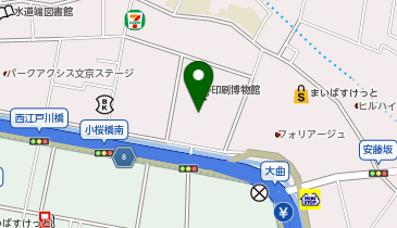 小石川テラスの地図画像