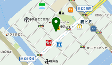 ORIMINE BAKERS(オリミネ ベーカーズ) 勝どき店の地図画像