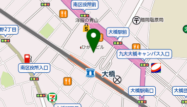 西日本シティ銀行 ローン福岡南営業室/NCBほけんプラザ・福岡南の地図画像