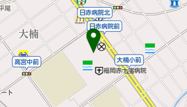 西日本シティ銀行 福岡赤十字病院(日赤病院)の地図画像