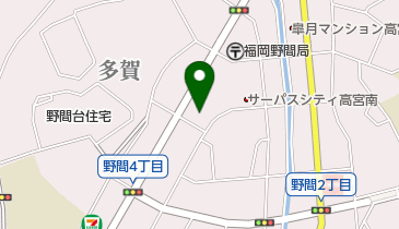 西日本シティ銀行 サニー野間店の地図画像