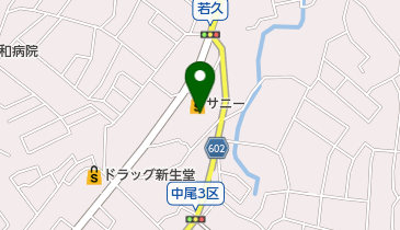 西日本シティ銀行 サニー若久店の地図画像