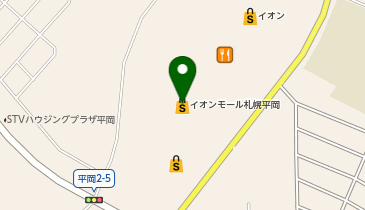 ORBENE(オルベネ) イオンモール札幌平岡店の地図画像