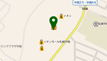 Honeys(ハニーズ) イオンモール札幌平岡店の地図画像
