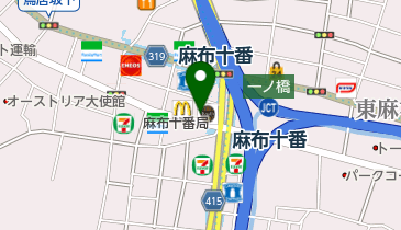 ほぐしの達人 麻布十番店の地図画像