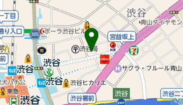 ほぐしの達人 渋谷店の地図画像