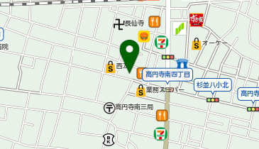 ほぐしの達人 高円寺店の地図画像
