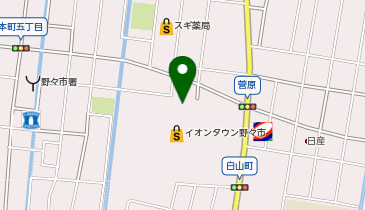 ホワイトピア イオンタウン野々市店の地図画像
