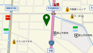 モリワンワールド 富山本店の地図画像