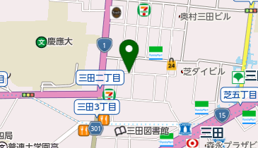タイガー餃子会舘 田町店の地図画像
