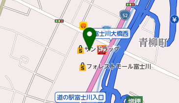 みやこいち フォレストモール富士川店の地図画像