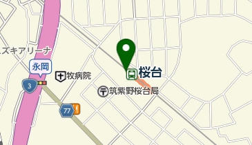 西日本シティ銀行 西鉄桜台駅前の地図画像