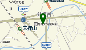 西日本シティ銀行 福大筑紫病院の地図画像