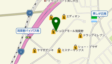 クリーニングの洗光舎 シュロアモール筑紫野店の地図画像