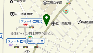 モイスティーヌ立川サロンの地図画像