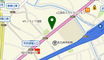 西日本シティ銀行 NTT北九州市外電話局の地図画像