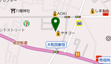 3QCUT(サンキューカット) ヤオコー八千代大和田店の地図画像
