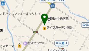 3QCUT(サンキューカット) 国分中央店の地図画像