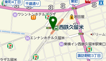 アフラック エマックス・クルメ店の地図画像