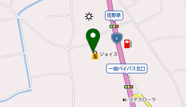 ダルマ薬局 ジョイフルタウン平泉店の地図画像