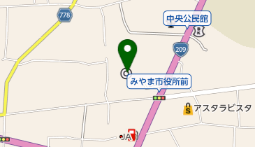 西日本シティ銀行 みやま市役所の地図画像