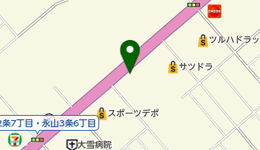 札幌海鮮丸 永山店の地図画像