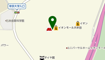 SPORTS AUTHORITY(スポーツ オーソリティ) イオンモール大牟田店の地図画像