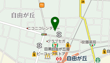 une nana cool(ウン ナナ クール) 自由が丘店の地図画像