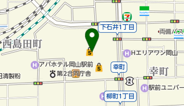 nana's green tea(ナナズグリーンティー) イオンモール岡山店の地図画像