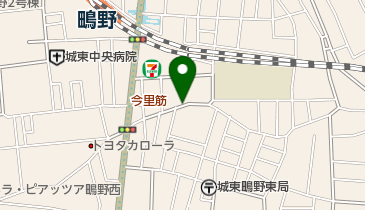 鴫野東コインランドリー川崎屋の地図画像