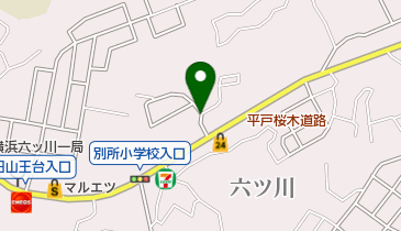 ピザハット 六ッ川店の地図画像