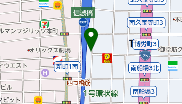 台湾食堂の地図画像