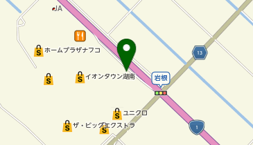 やよい軒 湖南店の地図画像