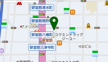 BLESS(ブレス) 心斎橋店の地図画像