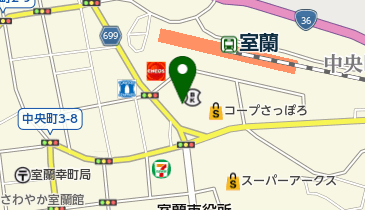 クイックカットBB 室蘭驛前店の地図画像