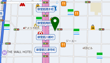 中村屋本店の地図画像