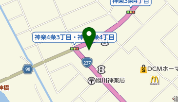 クイックカットBB 旭川神楽店の地図画像