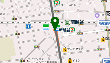 ガトー・ド・ボワイヤージュ ヴァリエ新越谷店の地図画像