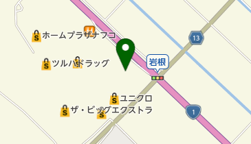 ザ・ダイソー イオンタウン湖南店の地図画像