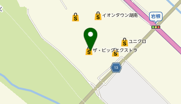 西洋舎 イオンタウン湖南店の地図画像