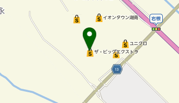 牛めし専門店げんさん イオンタウン湖南店の地図画像